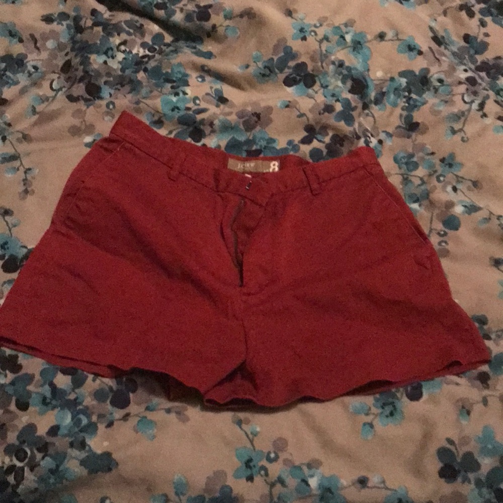 J Crew Nantucket red women’s shorts. Size 8